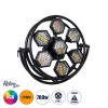 HEXA® HALO 51196 Stage Φωτιστικό Ειδικών Εφέ Digital Matrix Pixel & Blinder LED 784W 120° AC 220-240V IP20 7 x 100W COB Chip & 168 x 0.5W SMD5050 Chip Ultra Θερμό Λευκό 2200K & Πολύχρωμο RGB Dimmable DMX512 Protocol - Μ95 x Π17.5 x Υ78.5cm - 2