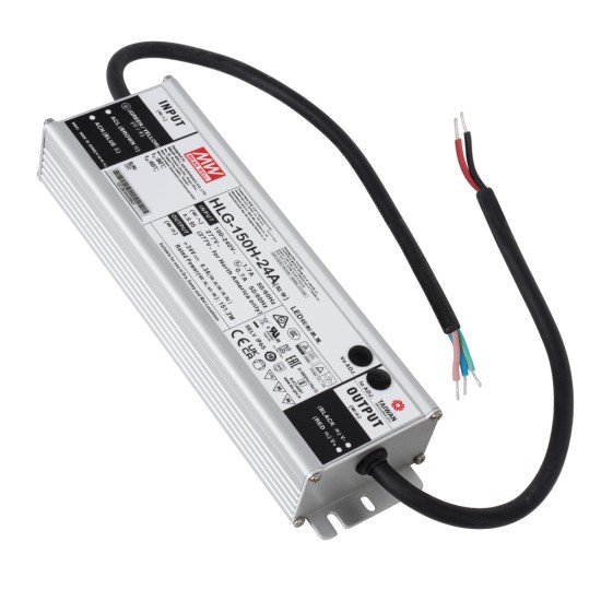 GLOBOSTAR® MEANWELL-HLG-150H-24A 90785 Τροφοδοτικό/Μετασχηματιστής SELV 150W 6.25A DC 24V Αδιάβροχο IP65 - AC 220-240V σε DC 24V - Μ22.8 x Π6.8 x Υ4cm - 3 Χρόνια Εγγύηση GloboStar® 90785 HLG-150H-24A MEANWELL Αδιάβροχο Μεταλλικό Τροφοδοτικό SELV για Προϊόντα LED 150W 6.25A - AC 220-240V σε DC 24V - Αδιάβροχο IP65 Μ22.8 x Π6.8 x Υ4cm - 3 Χρόνια Εγγύηση