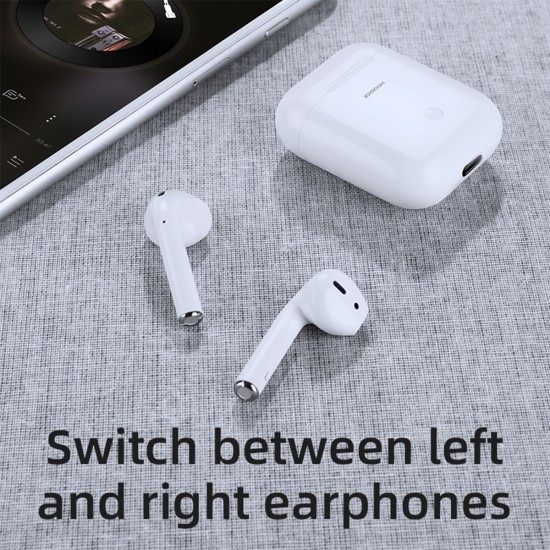GloboStar® 87051 JOYROOM Originals JR-T03S TWS Earphones με Θήκη Φόρτισης True Wireless Bluetooth V5.0 Binaural Συμβατό με iOS & Android Μαύρο