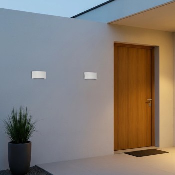 kelvo® SIXOAD KLV-101-0008 Φωτιστικό Τοίχου / Απλίκα LED 18W 1800lm 30° AC 220-240V Αδιάβροχο IP65 Θερμό Λευκό 2700K - CREE XPE Chip & TÜV SÜD Driver - Λευκό Ματ - Μ17 x Π4 x Υ8cm - 5 Χρόνια Εγγύηση