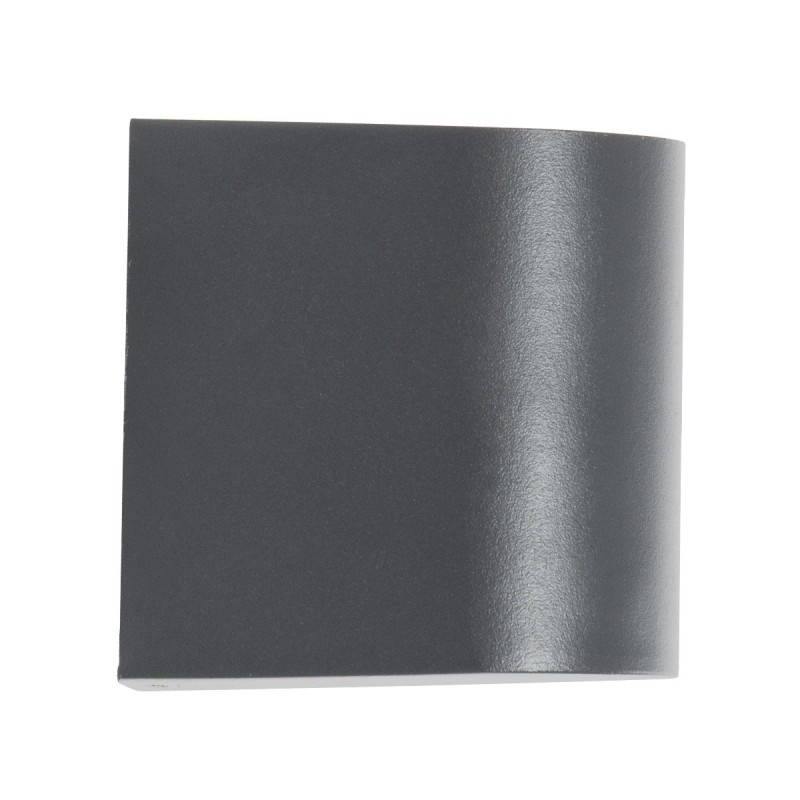 kelvo® MURANO KLV-101-0013 Φωτιστικό Τοίχου / Απλίκα για Λάμπα MR16 με Ντουί GU10 AC 220-240V Αδιάβροχο IP65 - Γκρι Ανθρακί Ματ - Μ8 x Π8 x Υ7cm