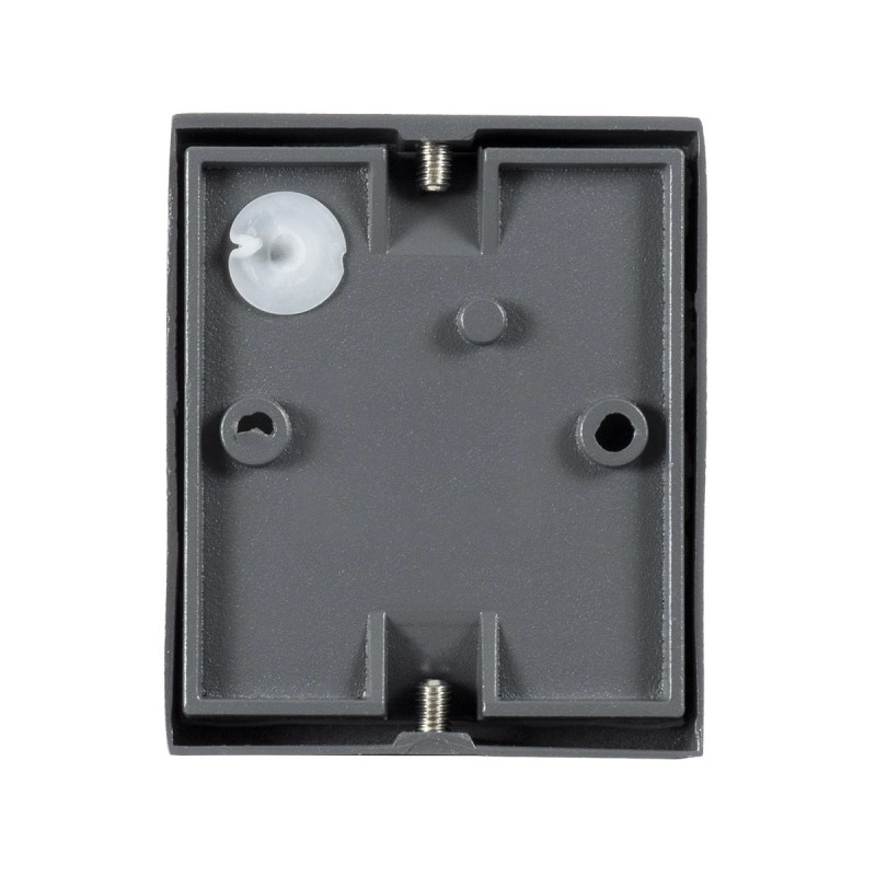 kelvo® MURANO KLV-101-0013 Φωτιστικό Τοίχου / Απλίκα για Λάμπα MR16 με Ντουί GU10 AC 220-240V Αδιάβροχο IP65 - Γκρι Ανθρακί Ματ - Μ8 x Π8 x Υ7cm