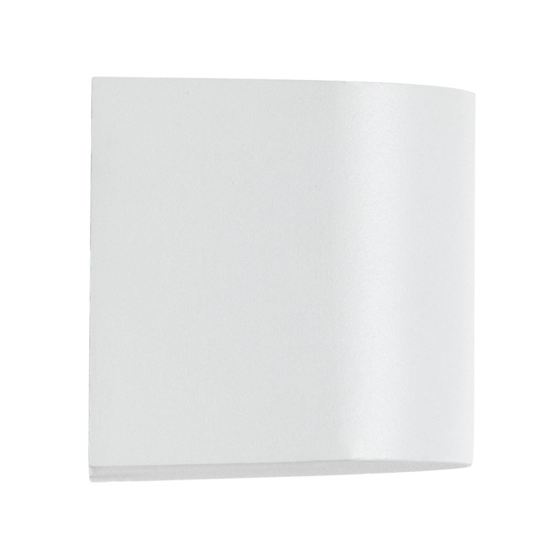 kelvo® MURANO KLV-101-0014 Φωτιστικό Τοίχου / Απλίκα για Λάμπα MR16 με Ντουί GU10 AC 220-240V Αδιάβροχο IP65 - Λευκό Ματ - Μ8 x Π8 x Υ7cm