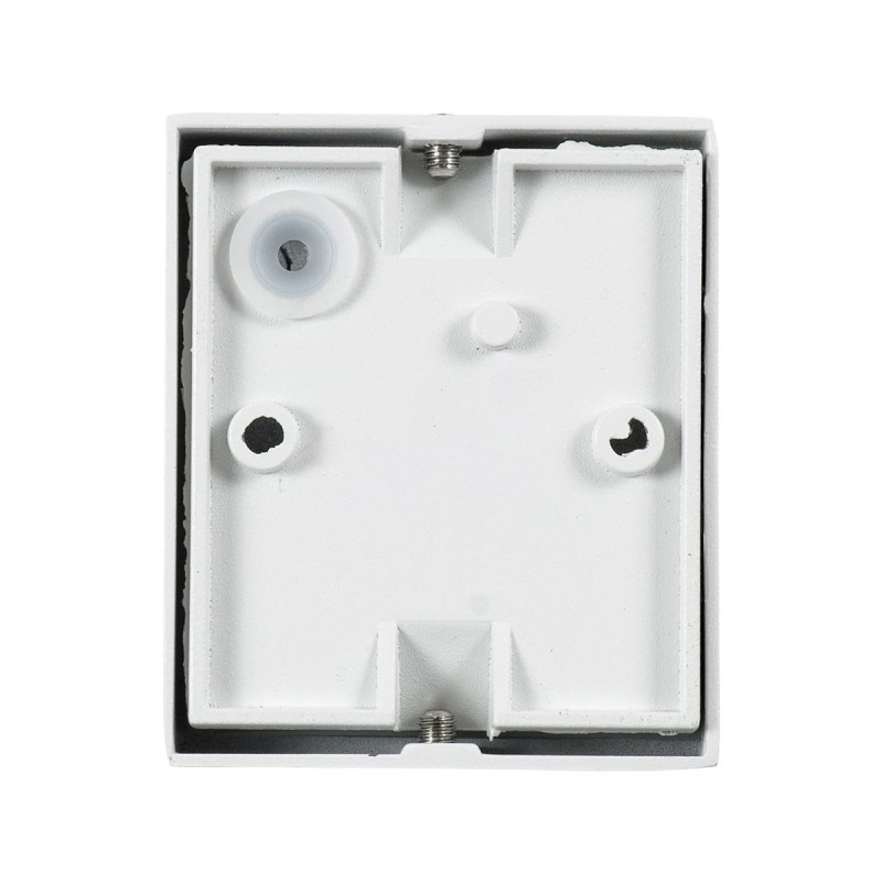 kelvo® MURANO KLV-101-0014 Φωτιστικό Τοίχου / Απλίκα για Λάμπα MR16 με Ντουί GU10 AC 220-240V Αδιάβροχο IP65 - Λευκό Ματ - Μ8 x Π8 x Υ7cm