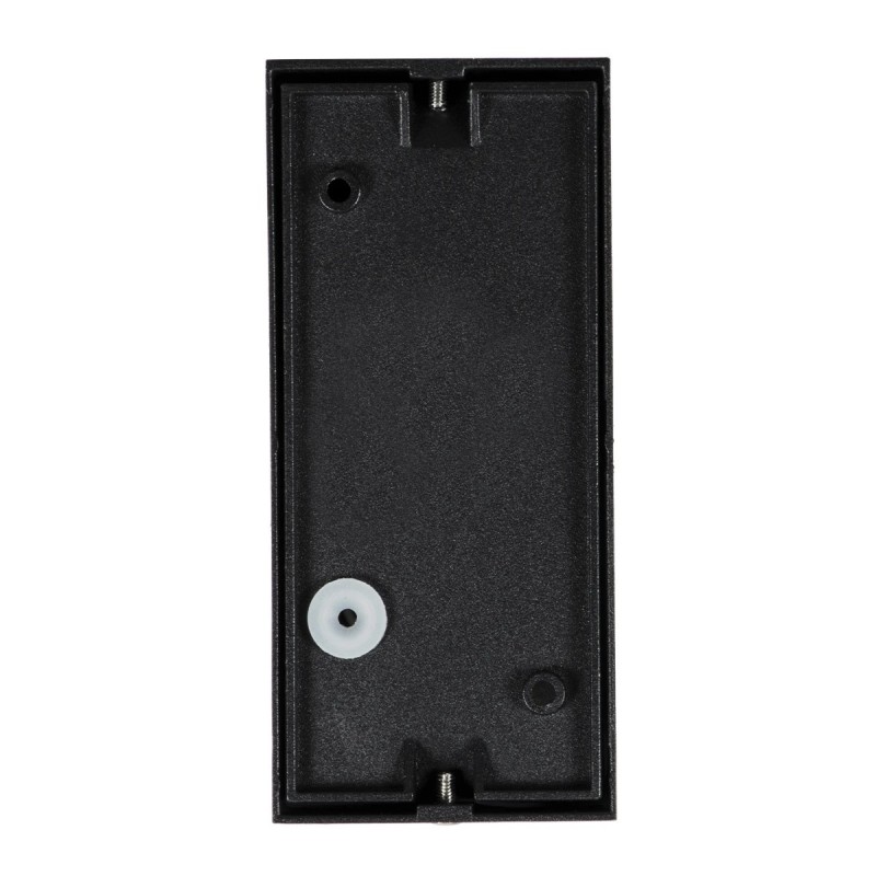 kelvo® MURANO KLV-101-0015 Φωτιστικό Τοίχου / Απλίκα για 2 Λάμπες MR16 με Ντουί GU10 AC 220-240V Αδιάβροχο IP65 - Μαύρο Ματ - Μ8 x Π8 x Υ15cm