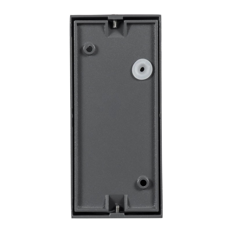 kelvo® MURANO KLV-101-0016 Φωτιστικό Τοίχου / Απλίκα για 2 Λάμπες MR16 με Ντουί GU10 AC 220-240V Αδιάβροχο IP65 - Γκρι Ανθρακί Ματ - Μ8 x Π8 x Υ15cm