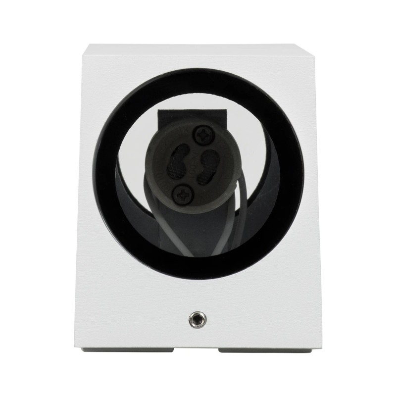 kelvo® BURANO KLV-101-0023 Φωτιστικό Τοίχου / Απλίκα για 2 Λάμπες MR16 με Ντουί GU10 AC 220-240V Αδιάβροχο IP65 - Λευκό Ματ - Μ8 x Π8 x Υ15cm