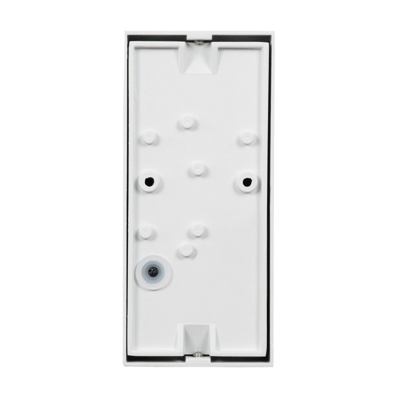 kelvo® BURANO KLV-101-0023 Φωτιστικό Τοίχου / Απλίκα για 2 Λάμπες MR16 με Ντουί GU10 AC 220-240V Αδιάβροχο IP65 - Λευκό Ματ - Μ8 x Π8 x Υ15cm