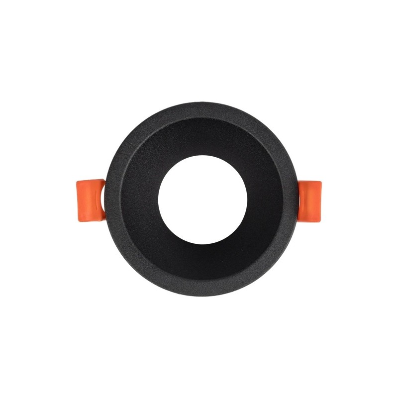 kelvo® DELTA KLV-101-0032 Χωνευτό Φωτιστικό Downlight Σποτ για Λάμπα MR16 με Ντουί GU10 AC 220-240V IP20 - Μαύρο Ματ - Μ8.5 x Π8.5 x Υ3.5cm / Q7.5cm