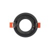 kelvo® DELTA KLV-101-0032 Χωνευτό Φωτιστικό Downlight Σποτ για Λάμπα MR16 με Ντουί GU10 AC 220-240V IP20 - Μαύρο Ματ - Μ8.5 x Π8.5 x Υ3.5cm / Q7.5cm