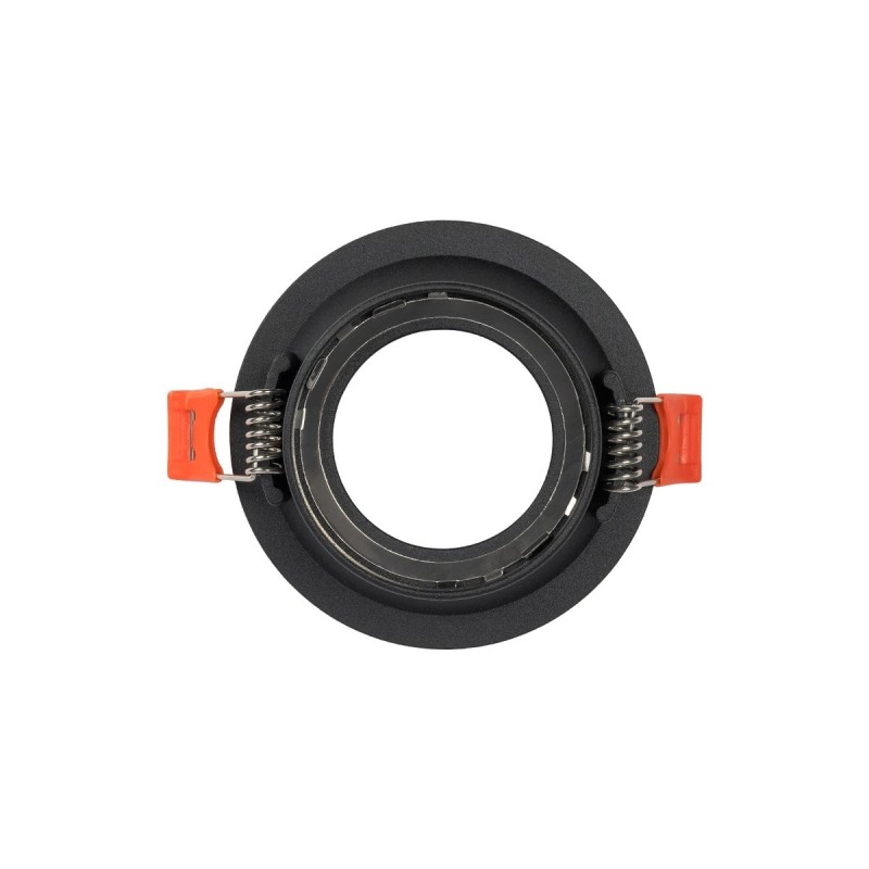 kelvo® DELTA KLV-101-0032 Χωνευτό Φωτιστικό Downlight Σποτ για Λάμπα MR16 με Ντουί GU10 AC 220-240V IP20 - Μαύρο Ματ - Μ8.5 x Π8.5 x Υ3.5cm / Q7.5cm