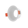 kelvo® DELTA KLV-101-0033 Χωνευτό Φωτιστικό Downlight Σποτ για Λάμπα MR16 με Ντουί GU10 AC 220-240V IP20 - Λευκό Ματ - Μ8.5 x Π8.5 x Υ3.5cm / Q7.5cm