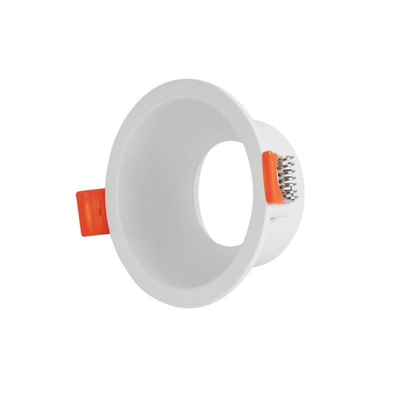 kelvo® DELTA KLV-101-0033 Χωνευτό Φωτιστικό Downlight Σποτ για Λάμπα MR16 με Ντουί GU10 AC 220-240V IP20 - Λευκό Ματ - Μ8.5 x Π8.5 x Υ3.5cm / Q7.5cm
