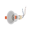 kelvo® DELTA KLV-101-0033 Χωνευτό Φωτιστικό Downlight Σποτ για Λάμπα MR16 με Ντουί GU10 AC 220-240V IP20 - Λευκό Ματ - Μ8.5 x Π8.5 x Υ3.5cm / Q7.5cm