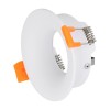kelvo® OMICRON KLV-101-0035 Χωνευτό Φωτιστικό Downlight Σποτ για Λάμπα MR16 με Ντουί GU10 AC 220-240V IP20 - Λευκό Ματ - Μ8.5 x Π8.5 x Υ3cm / Q7.5cm