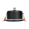 kelvo® KAPA KLV-101-0038 Χωνευτό Φωτιστικό Downlight Σποτ Μπάνιου για Λάμπα MR16 με Ντουί GU10 AC 220-240V Αδιάβροχο IP65 - Μαύρο Ματ - Μ8.5 x Π8.5 x Υ4.2cm / Q7.5cm