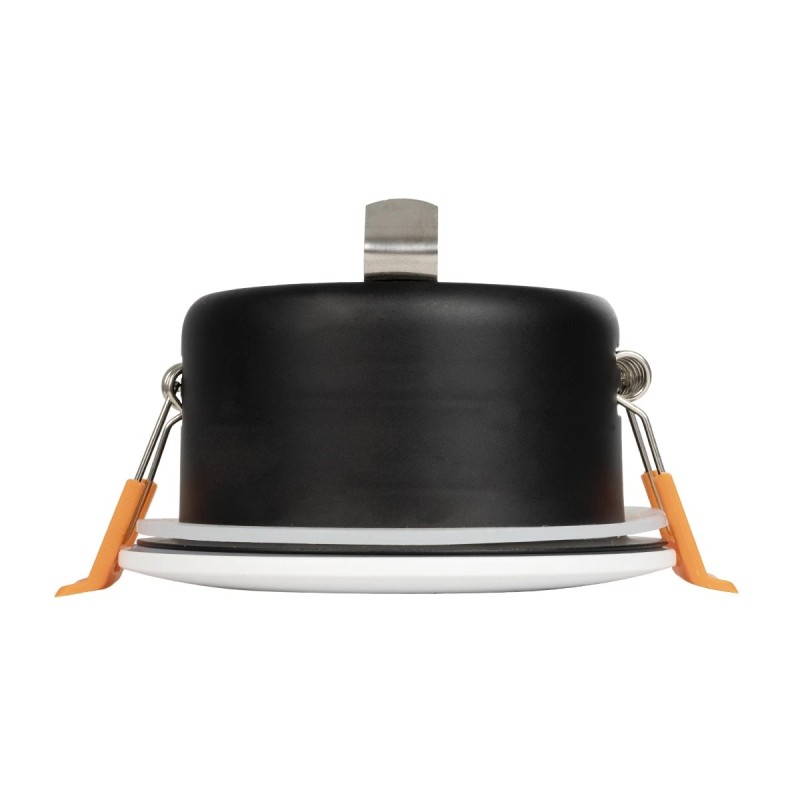 kelvo® KAPA KLV-101-0039 Χωνευτό Φωτιστικό Downlight Σποτ Μπάνιου για Λάμπα MR16 με Ντουί GU10 AC 220-240V Αδιάβροχο IP65 - Λευκό Ματ - Μ8.5 x Π8.5 x Υ4.2cm / Q7.5cm