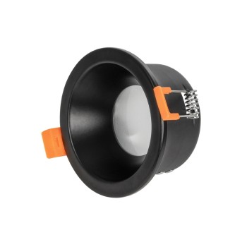 kelvo® SIGMA KLV-101-0041 Χωνευτό Φωτιστικό Downlight Σποτ Μπάνιου για Λάμπα MR16 με Ντουί GU10 AC 220-240V Αδιάβροχο IP65 - Μαύρο Ματ - Μ8.5 x Π8.5 x Υ4.4cm / Q7.5cm