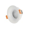 kelvo® LAMDA KLV-101-0045 Χωνευτό Φωτιστικό Downlight Σποτ Μπάνιου για Λάμπα MR16 με Ντουί GU10 AC 220-240V Αδιάβροχο IP65 - Λευκό Ματ - Μ8.5 x Π8.5 x Υ3.5cm / Q7.5cm