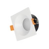 kelvo® EPSILON KLV-101-0048 Χωνευτό Φωτιστικό Downlight Σποτ Μπάνιου για Λάμπα MR16 με Ντουί GU10 AC 220-240V Αδιάβροχο IP65 - Λευκό Ματ - Μ8.5 x Π8.5 x Υ4.4cm / Q7.5cm x 7.5cm
