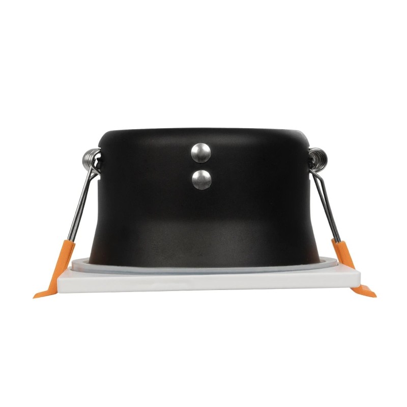 kelvo® EPSILON KLV-101-0048 Χωνευτό Φωτιστικό Downlight Σποτ Μπάνιου για Λάμπα MR16 με Ντουί GU10 AC 220-240V Αδιάβροχο IP65 - Λευκό Ματ - Μ8.5 x Π8.5 x Υ4.4cm / Q7.5cm x 7.5cm