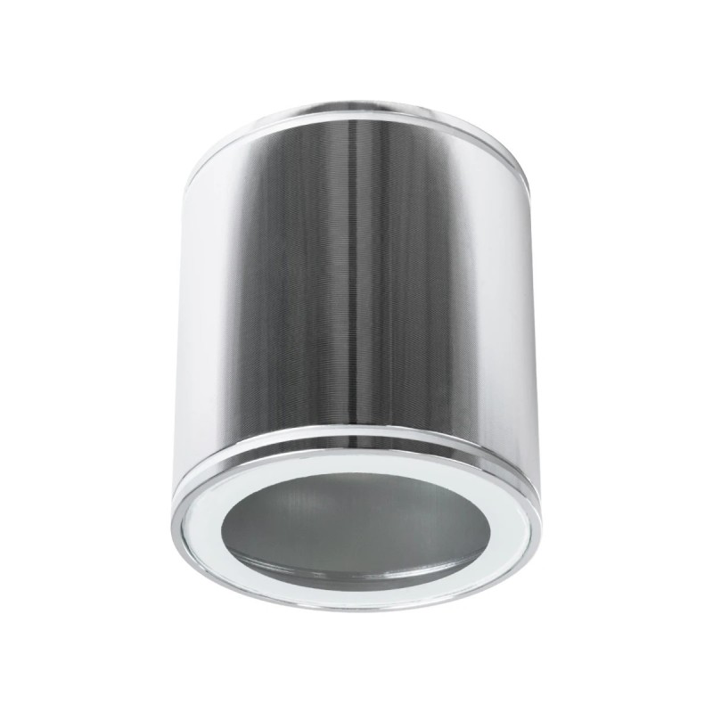 kelvo® MARETTI KLV-101-0057 Φωτιστικό Downlight Σποτ για Λάμπα MR16 με Ντουί GU10 AC 220-240V Αδιάβροχο IP65 - Νίκελ Χρώμιο - Μ9 x Π9 x Υ9cm