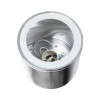 kelvo® MARETTI KLV-101-0057 Φωτιστικό Downlight Σποτ για Λάμπα MR16 με Ντουί GU10 AC 220-240V Αδιάβροχο IP65 - Νίκελ Χρώμιο - Μ9 x Π9 x Υ9cm