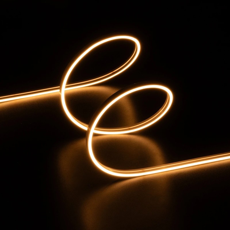 kelvo® NEONPRO KLV-101-0061 Ταινία Neon Flex LED 10W/m 1200lm/m 120° DC 48V Αδιάβροχο IP65 120 x SMD2835 Chip/m Θερμό Λευκό 2700K Dimmable - Lumileds SMD Chip - Μ100 x Π0.6 x Υ1.2cm - 6 Χρόνια Εγγύηση