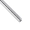 kelvo® NEONPRO KLV-101-0067 Βάση Στήριξης για Neon Flex LED Αδιάβροχο IP65 - Λευκό Ματ - Μ300 x Π0.8 x Υ1.3cm - Πακέτο 5 Τεμαχίων