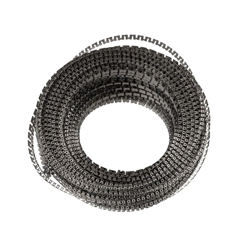 kelvo® NEONPRO KLV-101-0069 Εύκαμπτη Βάση Στήριξης για Neon Flex - Νίκελ Χρώμιο - Μ1000 x Π0.7 x Υ1.2cm - Ρολό 10 Μέτρων