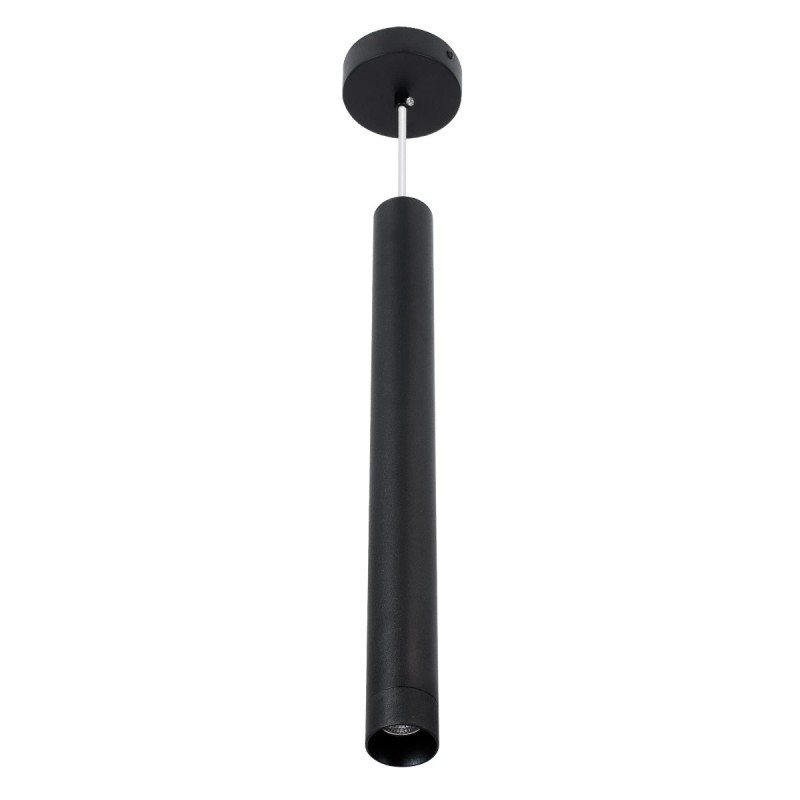 kelvo® CANAL KLV-101-0071 Κρεμαστό Φωτιστικό Οροφής LED 7W 700lm 36° AC 220-240V IP20 Θερμό Λευκό 2700K - Bridgelux COB Chip & TÜV SÜD Driver - Μαύρο Ματ - Μ4 x Π4 x Υ40cm - 5 Χρόνια Εγγύηση