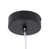 kelvo® CANAL KLV-101-0073 Κρεμαστό Φωτιστικό Οροφής LED 7W 700lm 36° AC 220-240V IP20 Θερμό Λευκό 2700K - Bridgelux COB Chip & TÜV SÜD Driver - Μαύρο Ματ - Μ4 x Π4 x Υ80cm - 5 Χρόνια Εγγύηση