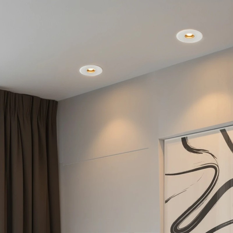 kelvo® PINADO KLV-101-0127 Χωνευτό Downlight Σποτ LED 7W 840lm 15° AC 220-240V IP20 Θερμό Λευκό 2700K - Bridgelux COB Chip & TÜV SÜD Driver - Λευκό Ματ - Μ8.3 x Π8.3 x Υ8.16cm / Q7.3cm - 5 Χρόνια Εγγύηση