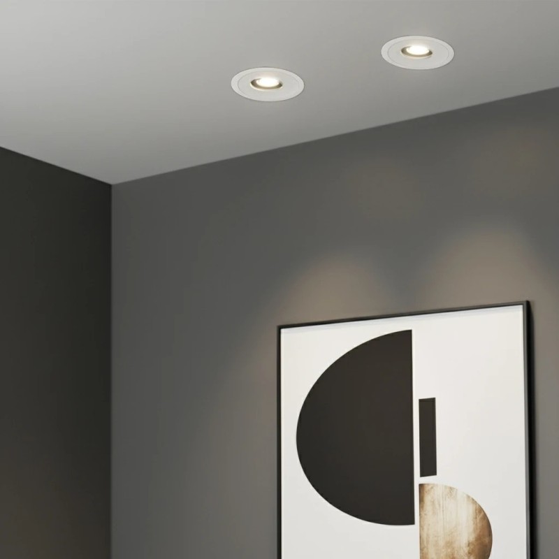 kelvo® ASYMMETRICAL KLV-101-0133 Χωνευτό Downlight Σποτ LED 7W 875lm 15°x30° AC 220-240V IP20 Φυσικό Λευκό 4500K - Bridgelux COB Chip & TÜV SÜD Driver - Λευκό Ματ - Μ8.3 x Π8.3 x Υ8.16cm / Q7.3cm - 5 Χρόνια Εγγύηση