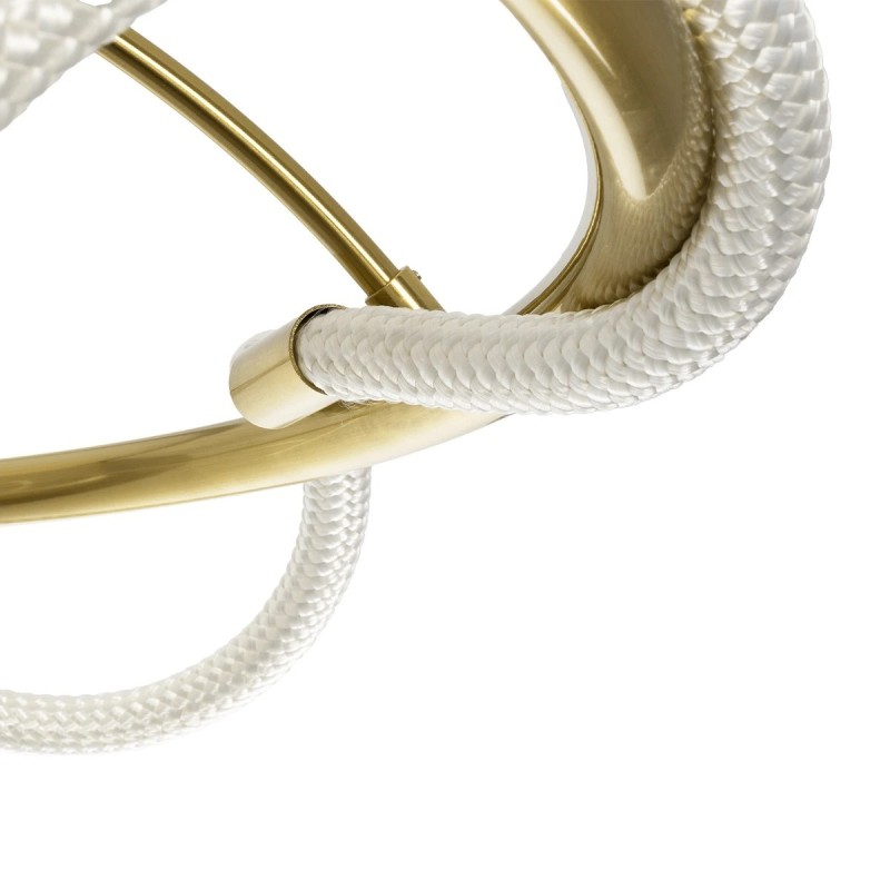 kelvo® GLOW KLV-101-0150 Φωτιστικό Οροφής LED 65W 6500lm 360° AC 220-240V IP20 Ρυθμιζόμενο Λευκό CCT με Χειριστήριο από 2700K έως 6000K Dimmable - Lumileds SMD Chip - Χρυσό Πλατίνα - Μ100 x Π100 x Υ30cm - 3 Χρόνια Εγγύηση