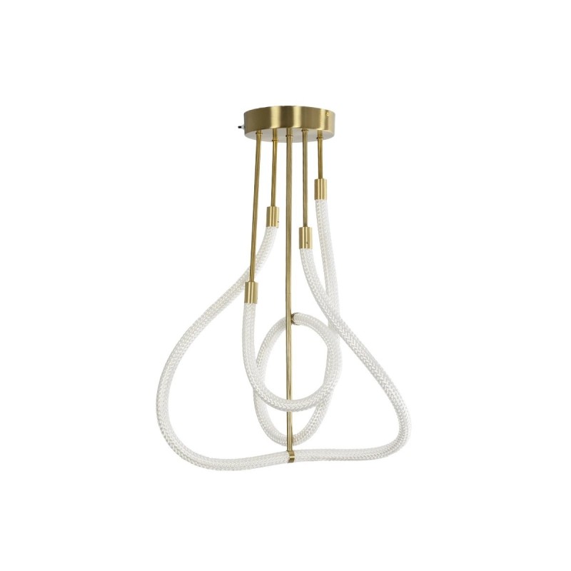 kelvo® GLOW KLV-101-0152 Φωτιστικό Οροφής LED 40W 4000lm 360° AC 220-240V IP20 Ρυθμιζόμενο Λευκό CCT με Χειριστήριο από 2700K έως 6000K Dimmable - Lumileds SMD Chip - Χρυσό Πλατίνα - Μ50 x Π50 x Υ70cm - 3 Χρόνια Εγγύηση