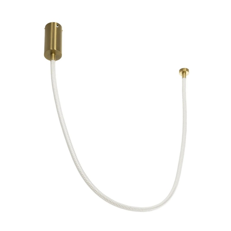 kelvo® GLOW KLV-101-0155 Κρεμαστό Φωτιστικό Οροφής LED 27W 2700lm 360° AC 220-240V IP20 Ρυθμιζόμενο Λευκό CCT με Χειριστήριο από 2700K έως 6000K Dimmable - Lumileds SMD Chip - Χρυσό Πλατίνα - Μ90 x Π9 x Υ95cm - 3 Χρόνια Εγγύηση