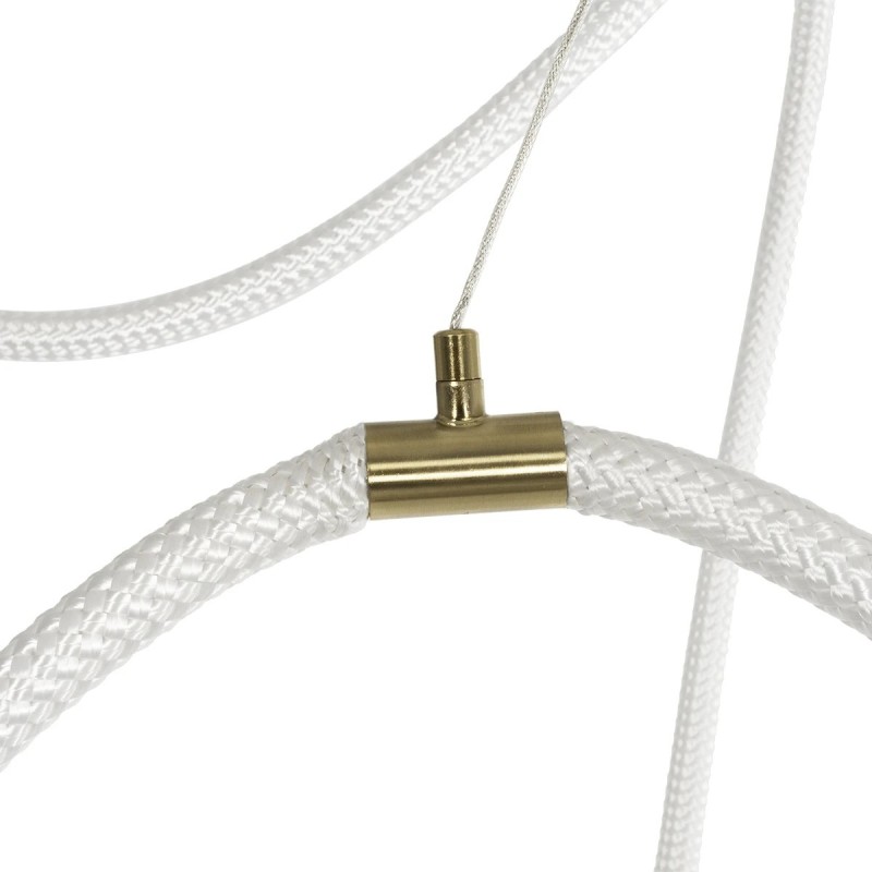 kelvo® GLOW KLV-101-0158 Κρεμαστό Φωτιστικό Οροφής LED 105W 10500lm 360° AC 220-240V IP20 Ρυθμιζόμενο Λευκό CCT με Χειριστήριο από 2700K έως 6000K Dimmable - Lumileds SMD Chip - Χρυσό Πλατίνα - Μ180 x Π180 x Υ110cm - 3 Χρόνια Εγγύηση