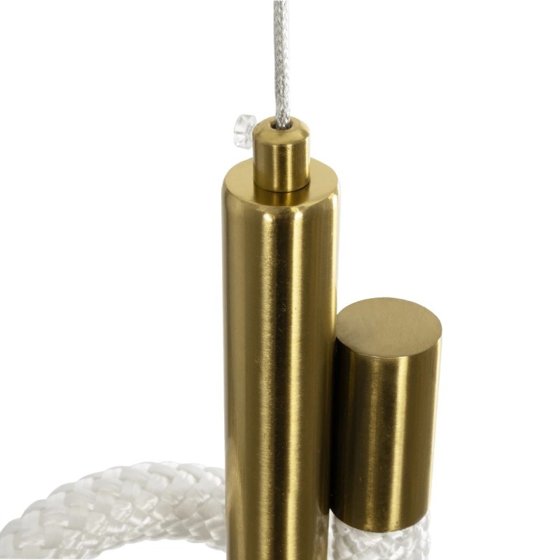 kelvo® GLOW KLV-101-0159 Κρεμαστό Φωτιστικό Οροφής LED 24W 2400lm 360° AC 220-240V IP20 Ρυθμιζόμενο Λευκό CCT με On/Off 2700K/4500K/6000K - Lumileds SMD Chip - Χρυσό Πλατίνα - Μ24 x Π10 x Υ62cm - 3 Χρόνια Εγγύηση