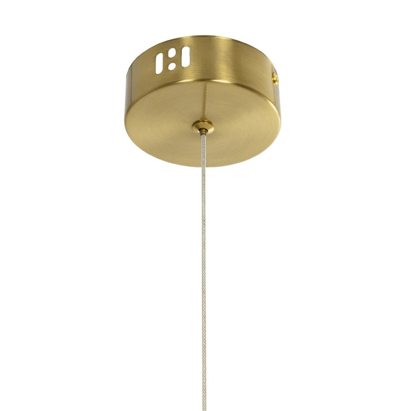 kelvo® GLOW KLV-101-0160 Κρεμαστό Φωτιστικό Οροφής LED 24W 2400lm 360° AC 220-240V IP20 Ρυθμιζόμενο Λευκό CCT με On/Off 2700K/4500K/6000K - Lumileds SMD Chip - Χρυσό Πλατίνα - Μ30 x Π17 x Υ66cm - 3 Χρόνια Εγγύηση