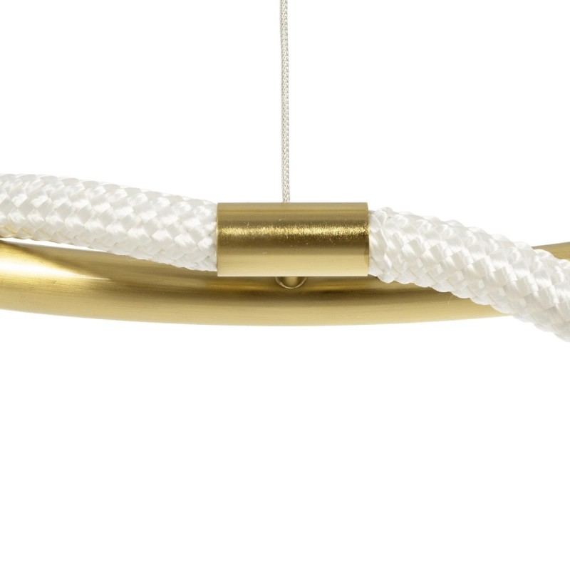 kelvo® GLOW KLV-101-0163 Κρεμαστό Φωτιστικό Οροφής LED 58W 5800lm 360° AC 220-240V IP20 Ρυθμιζόμενο Λευκό CCT με Χειριστήριο από 2700K έως 6000K Dimmable - Lumileds SMD Chip - Χρυσό Πλατίνα - Μ80 x Π80 x Υ40cm - 3 Χρόνια Εγγύηση