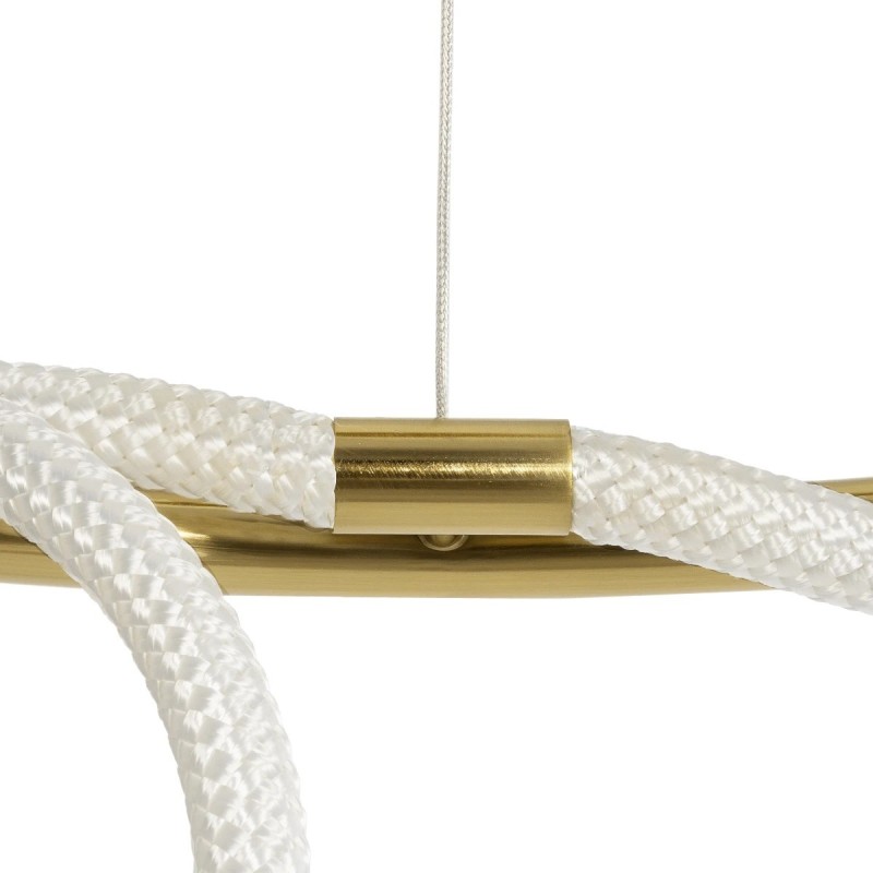 kelvo® GLOW KLV-101-0164 Κρεμαστό Φωτιστικό Οροφής LED 69W 6900lm 360° AC 220-240V IP20 Ρυθμιζόμενο Λευκό CCT με Χειριστήριο από 2700K έως 6000K Dimmable - Lumileds SMD Chip - Χρυσό Πλατίνα - Μ100 x Π100 x Υ40cm - 3 Χρόνια Εγγύηση