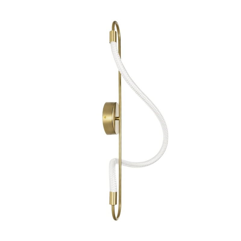 kelvo® GLOW KLV-101-0169 Φωτιστικό Τοίχου / Απλίκα LED 18W 1800lm 360° AC 220-240V IP20 Ρυθμιζόμενο Λευκό CCT με On/Off 2700K/4500K/6000K - Lumileds SMD Chip - Χρυσό Πλατίνα - Μ30 x Π15 x Υ70cm - 3 Χρόνια Εγγύηση