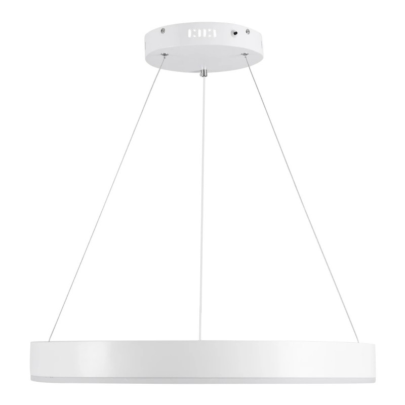 kelvo® VENOM KLV-101-0188 Κρεμαστό Φωτιστικό Οροφής LED 45W 4500lm 120° AC 220-240V IP20 Ρυθμιζόμενο Λευκό CCT με Χειριστήριο από 2700K έως 6000K Dimmable - Lumileds SMD Chip - Λευκό Ματ - Μ60 x Π60 x Υ6.5cm - 3 Χρόνια Εγγύηση