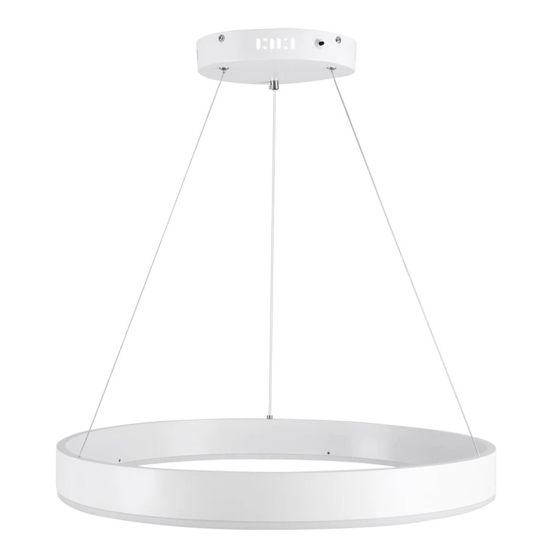 kelvo® VENOM KLV-101-0188 Κρεμαστό Φωτιστικό Οροφής LED 45W 4500lm 120° AC 220-240V IP20 Ρυθμιζόμενο Λευκό CCT με Χειριστήριο από 2700K έως 6000K Dimmable - Lumileds SMD Chip - Λευκό Ματ - Μ60 x Π60 x Υ6.5cm - 3 Χρόνια Εγγύηση