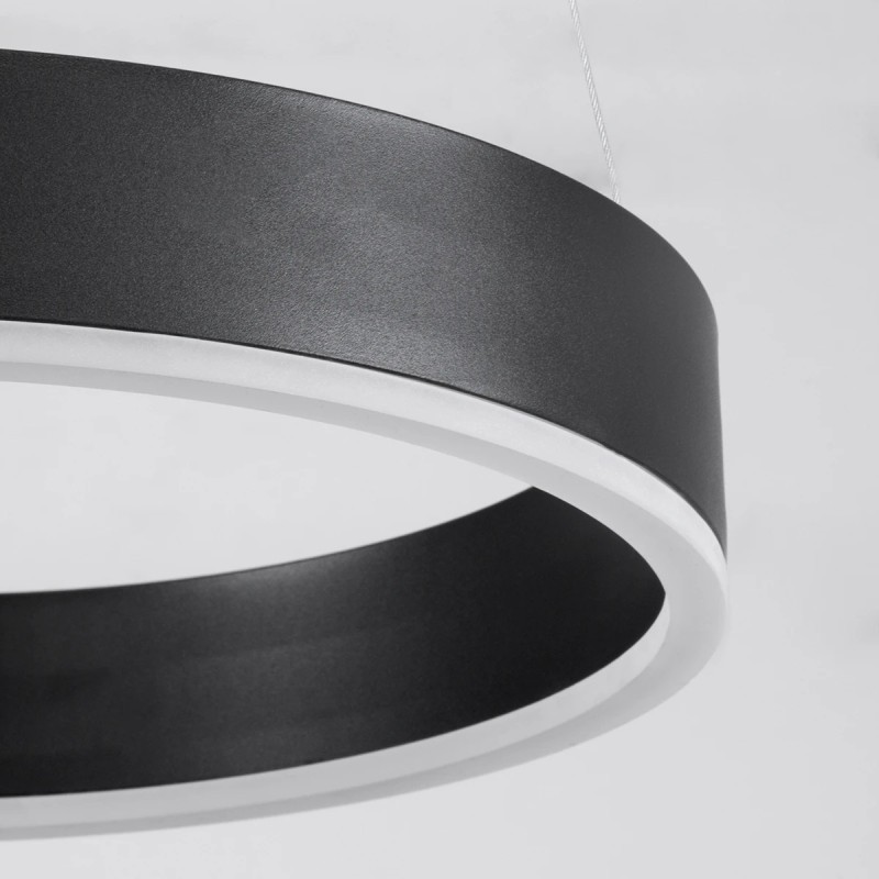 kelvo® VENOM KLV-101-0190 Κρεμαστό Φωτιστικό Οροφής LED 67W 6700lm 120° AC 220-240V IP20 Ρυθμιζόμενο Λευκό CCT με Χειριστήριο από 2700K έως 6000K Dimmable - Lumileds SMD Chip - Μαύρο Ματ - Μ80 x Π80 x Υ6.5cm - 3 Χρόνια Εγγύηση