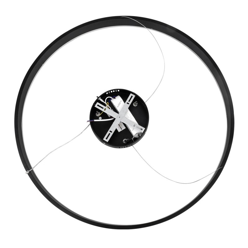 kelvo® VENOM KLV-101-0190 Κρεμαστό Φωτιστικό Οροφής LED 67W 6700lm 120° AC 220-240V IP20 Ρυθμιζόμενο Λευκό CCT με Χειριστήριο από 2700K έως 6000K Dimmable - Lumileds SMD Chip - Μαύρο Ματ - Μ80 x Π80 x Υ6.5cm - 3 Χρόνια Εγγύηση