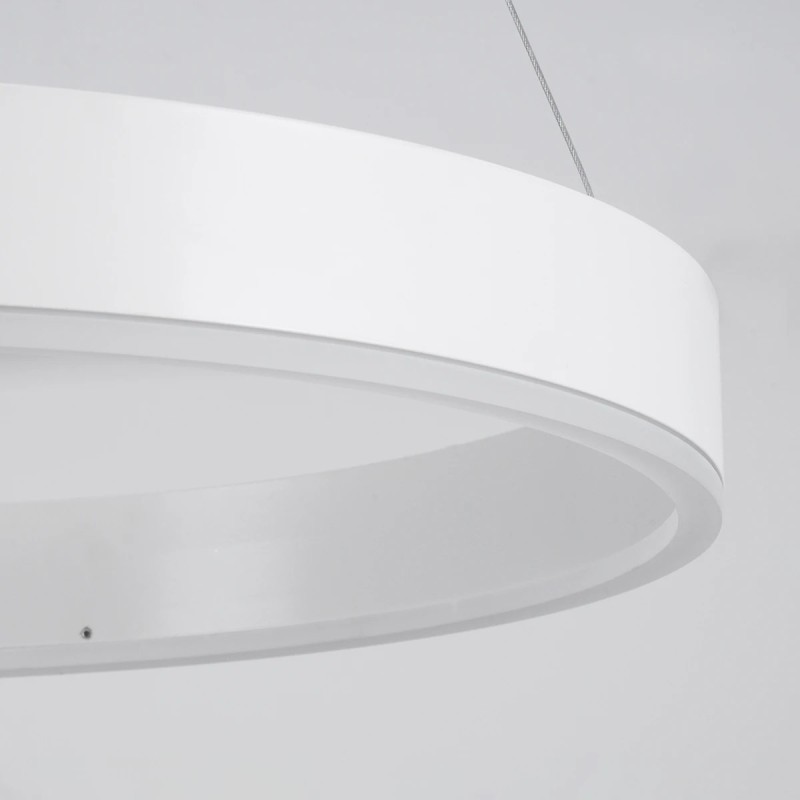 kelvo® VENOM KLV-101-0191 Κρεμαστό Φωτιστικό Οροφής LED 67W 6700lm 120° AC 220-240V IP20 Ρυθμιζόμενο Λευκό CCT με Χειριστήριο από 2700K έως 6000K Dimmable - Lumileds SMD Chip - Λευκό Ματ - Μ80 x Π80 x Υ6.5cm - 3 Χρόνια Εγγύηση