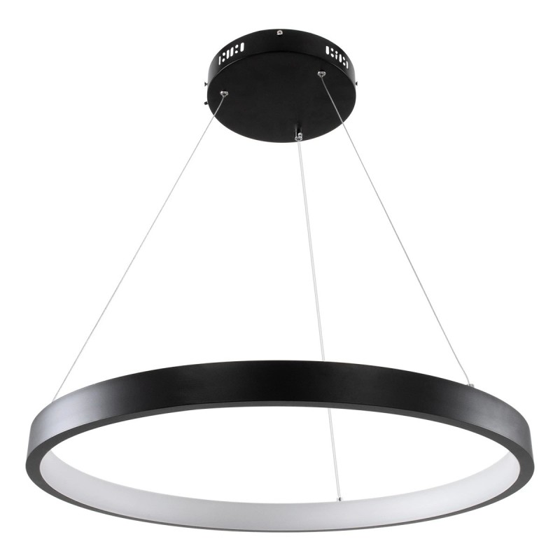 kelvo® NEMESIS KLV-101-0208 Κρεμαστό Φωτιστικό Οροφής LED 45W 4500lm 180° AC 220-240V IP20 Ρυθμιζόμενο Λευκό CCT με Χειριστήριο από 2700K έως 6000K Dimmable - Lumileds SMD Chip - Μαύρο Ματ - Μ60 x Π60 x Υ4cm - 3 Χρόνια Εγγύηση