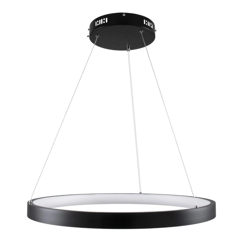 kelvo® NEMESIS KLV-101-0208 Κρεμαστό Φωτιστικό Οροφής LED 45W 4500lm 180° AC 220-240V IP20 Ρυθμιζόμενο Λευκό CCT με Χειριστήριο από 2700K έως 6000K Dimmable - Lumileds SMD Chip - Μαύρο Ματ - Μ60 x Π60 x Υ4cm - 3 Χρόνια Εγγύηση